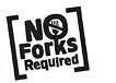 Fork-free eating symbol